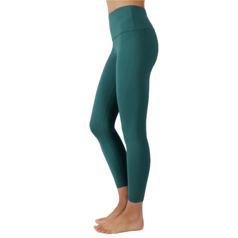 Yogalicious Lux Teal High Waist Ankle Leggings Size Medium